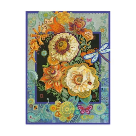 David Galchutt 'Floral Fiesta' Canvas Art,14x19